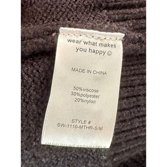 LALA  Tiger Karma Mother Lightning Star Yin Yang Oversized Cardigan  size S/M - Picture 7 of 7